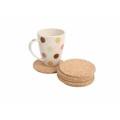 Round Cork Coasters - Set of 6 